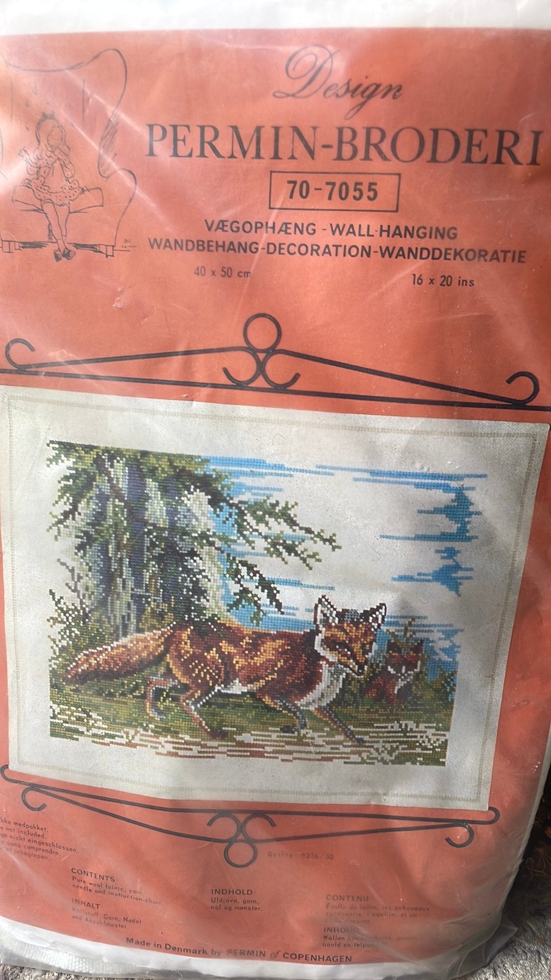 Permin vos borduurpakket, Verzenden, Nieuw, Borduurpakket