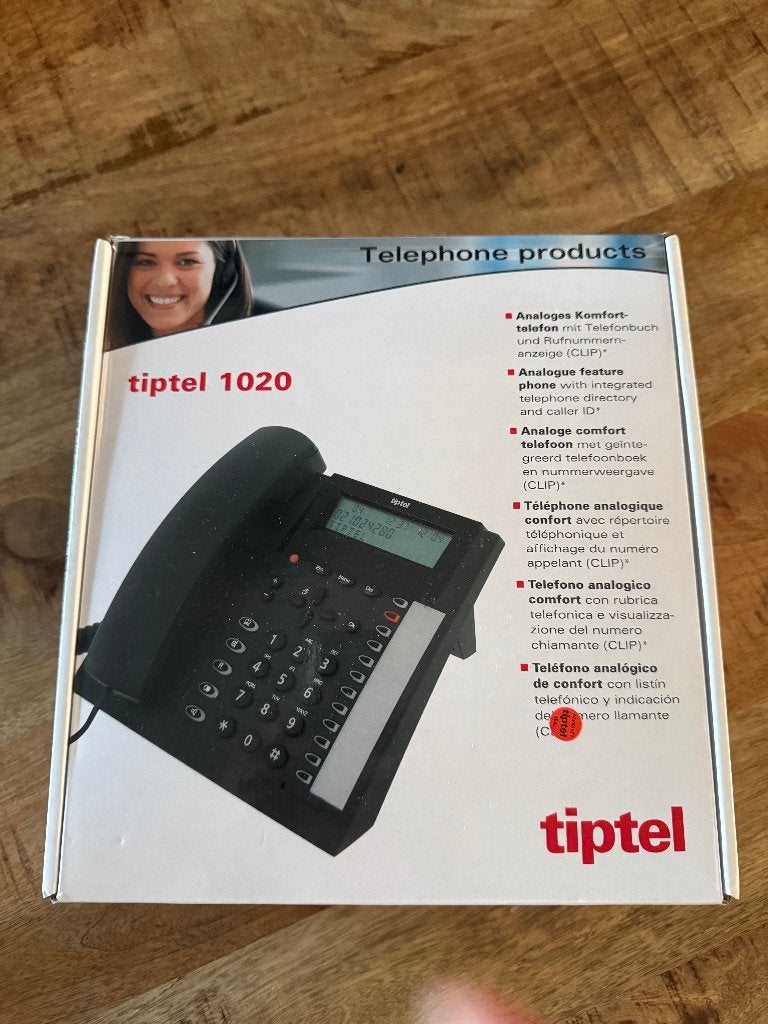 Tiptel 1020 vaste telefoon  – nieuw in doos (ongeopend), Ophalen of Verzenden, Nieuw