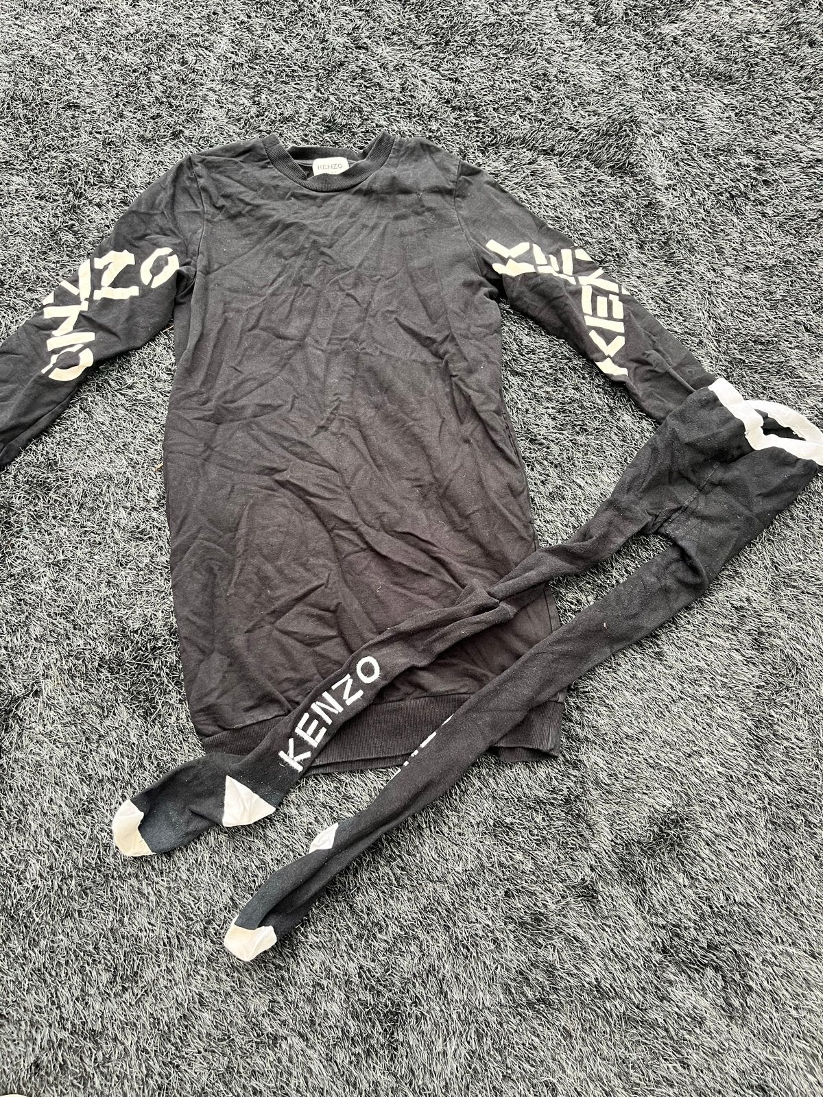 Kenzo Kids jurk met panty - Zwart, maat 152, Kinderen en Baby's, Kinderkleding | Maat 152, Ophalen of Verzenden, Gebruikt, Meisje
