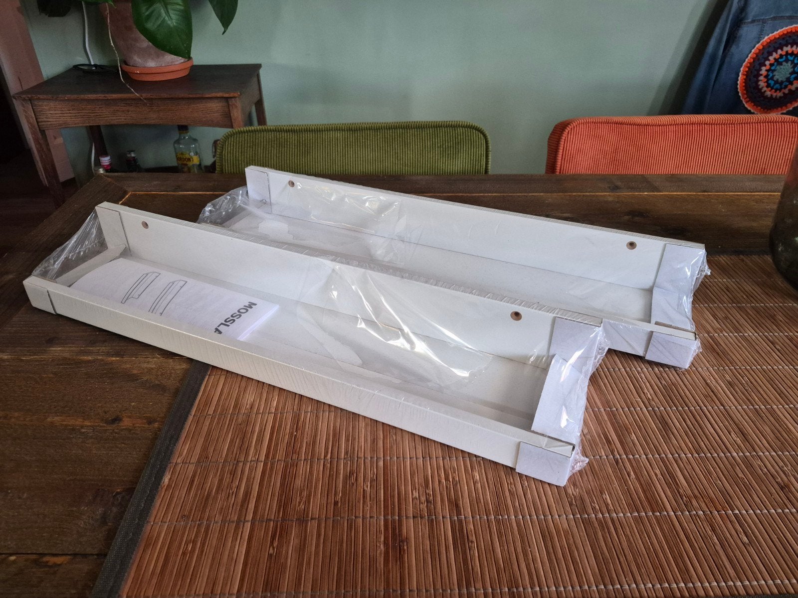 2x wandplank wit ikea, Huis en Inrichting, Ophalen, Nieuw