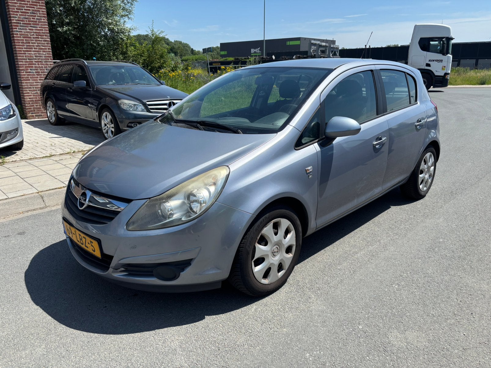 Opel Corsa 1.4 16V 5D 2010 Grijs Airco!, Auto's, Opel, Voorwielaandrijving, 1063 kg, 1398 cc, 4 cilinders