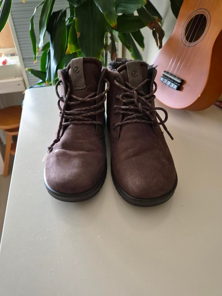 Ecco bruine schoenen, Ophalen of Verzenden, Zo goed als nieuw, Bruin, Sneakers of Gympen