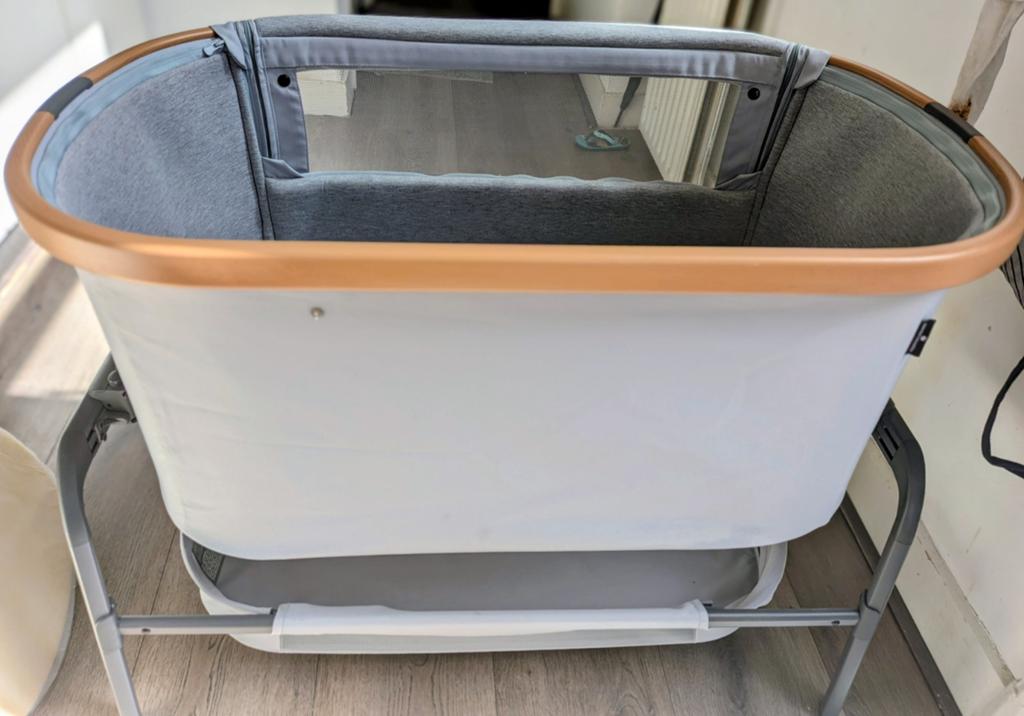 Co-sleeper/wiegje met matras en hoeslakens, Ophalen of Verzenden, Zo goed als nieuw, Wieg