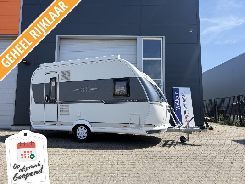 Hobby De Luxe 400 SFE Mover-Luifel-Voortent, Caravans en Kamperen, Overige typen, Hobby, Bedrijf, 4 tot 5 meter
