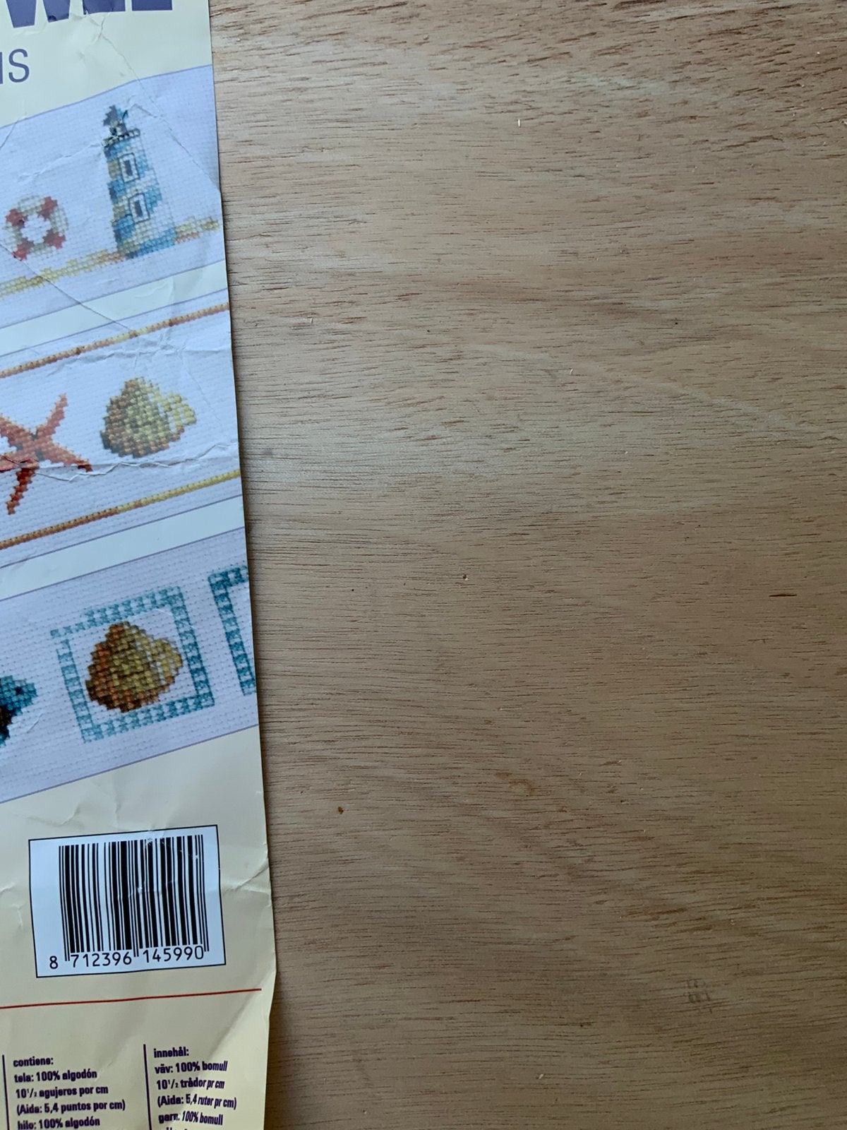 3 leuke borduurpatronen (sea life) voor bv handdoekrand, Ophalen of Verzenden, Zo goed als nieuw, Patroon