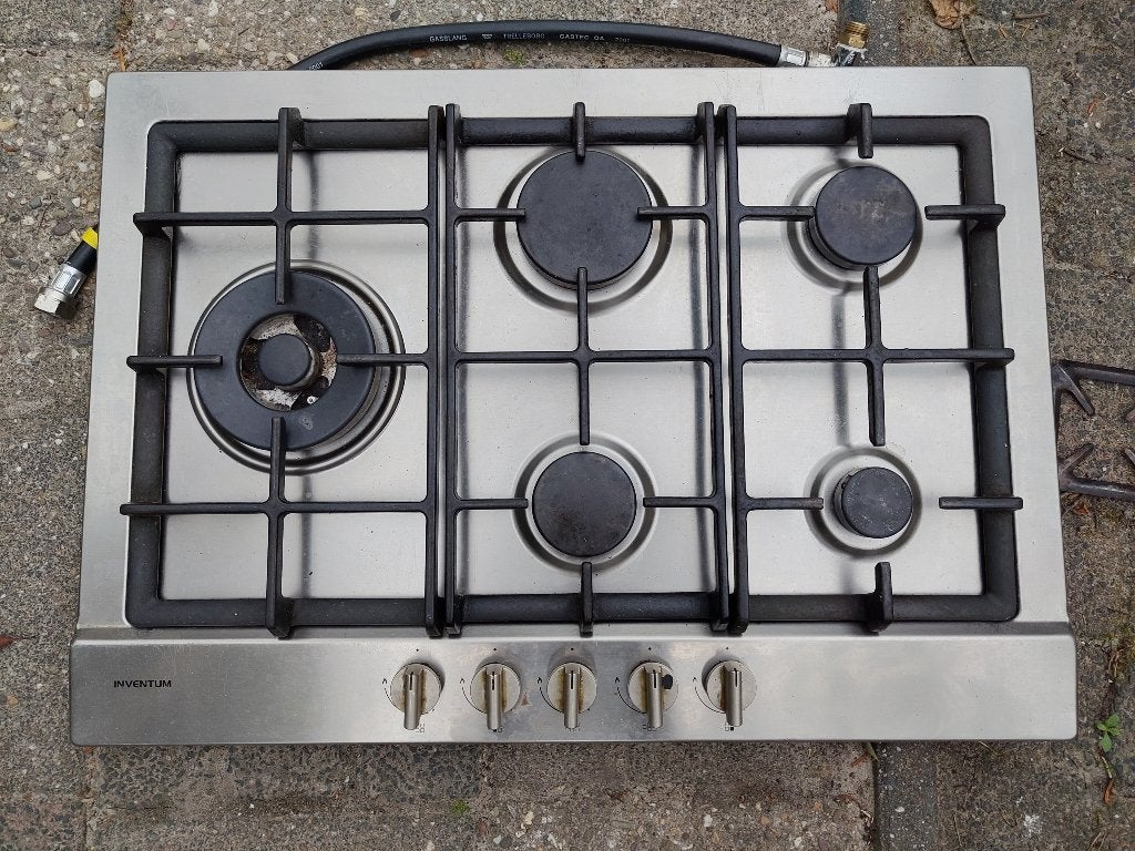 gaskookplaat inbouw, Ophalen, Gebruikt, Inbouw, Gas
