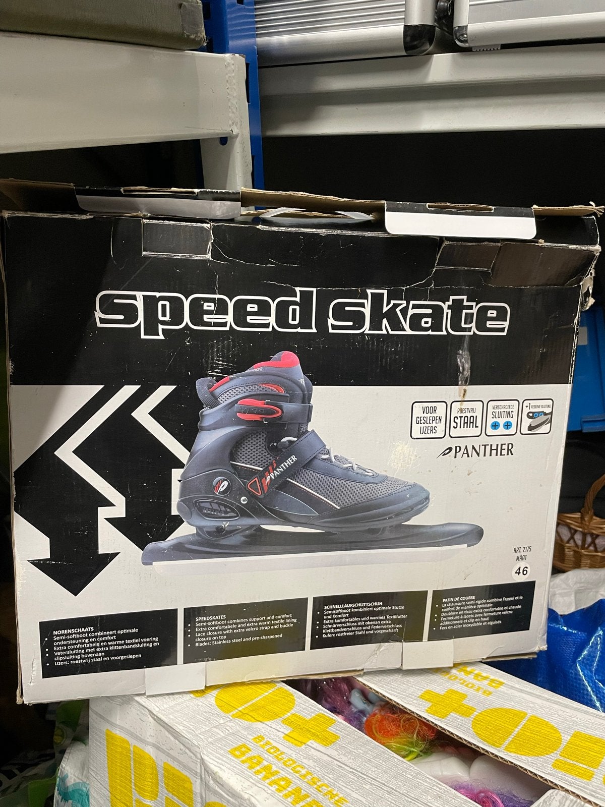 Panther Speed Skate Noren - Maat 46, Sport en Fitness, Ophalen of Verzenden, Gebruikt, Noren, Overige merken