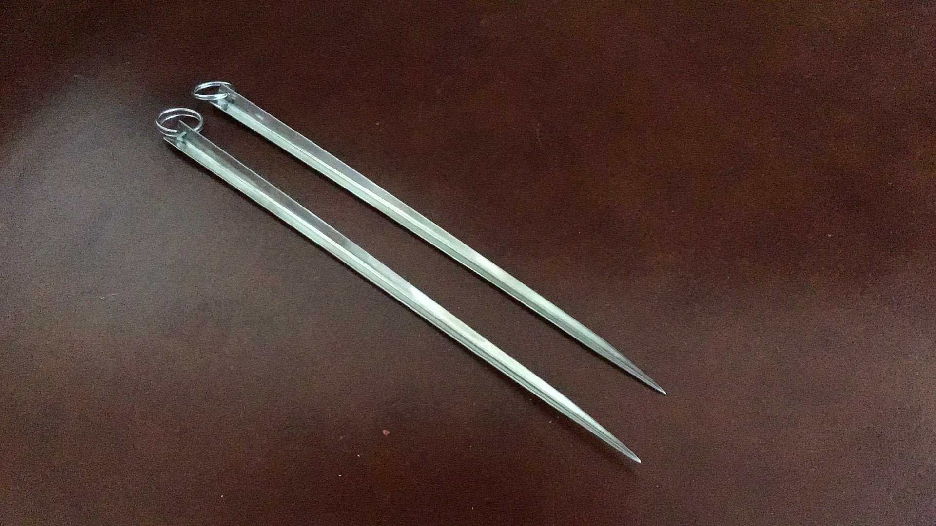 MONO germany stainless 18/8 vlees spiesjes 2 x, Antiek en Kunst, Ophalen of Verzenden