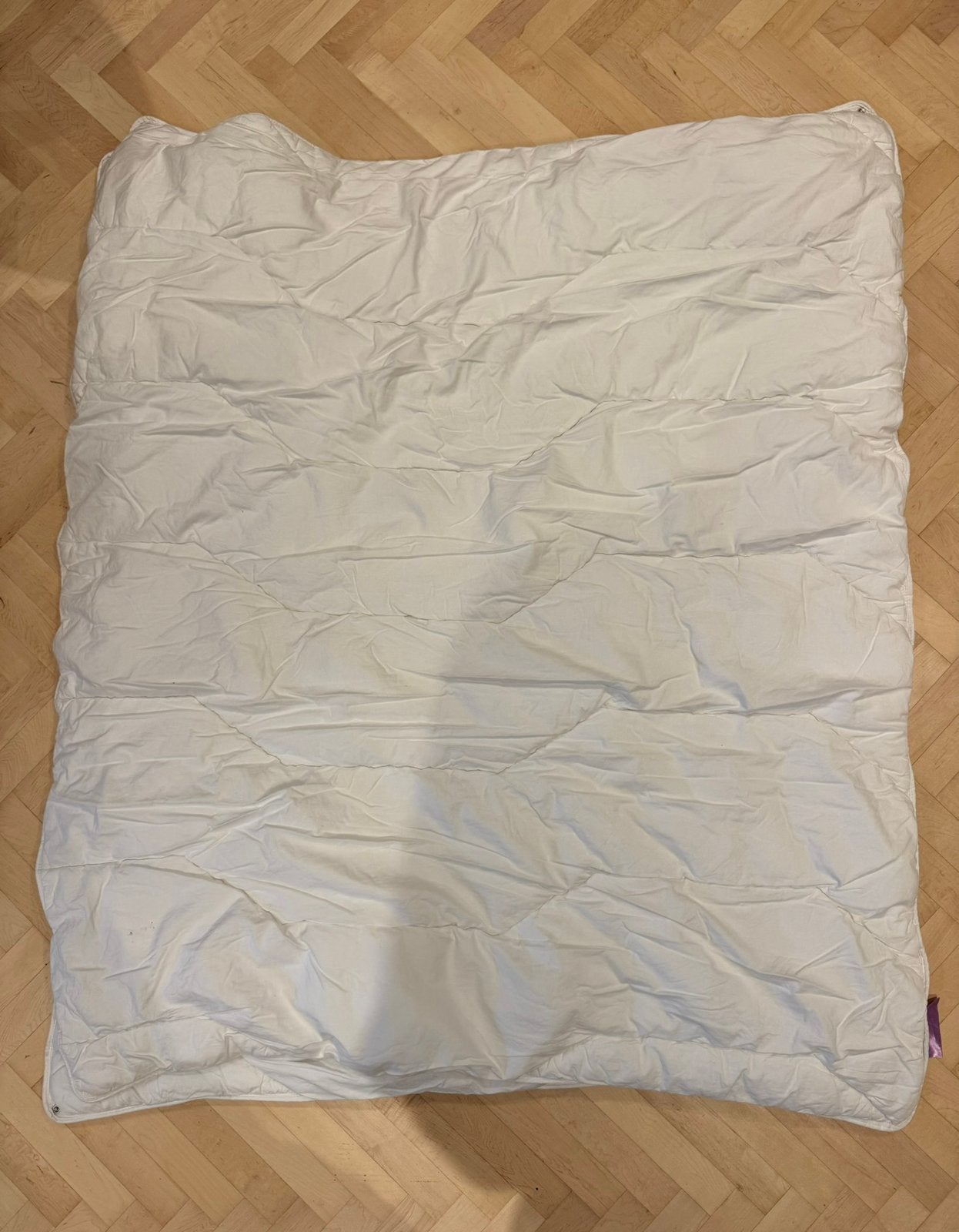 Nappiez 4 seizoenen peuterdekbed 120x150, Jongetje of Meisje, Wit, Ophalen of Verzenden, Deken of Dekbed