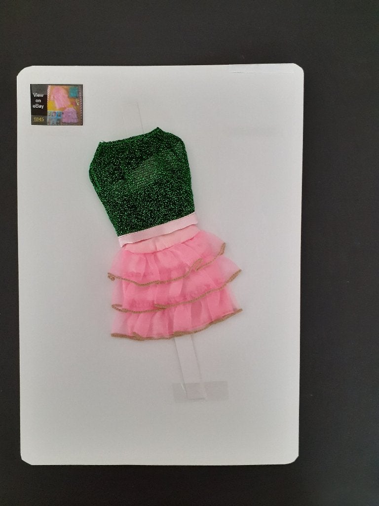 Vintage Barbie fashion "Scene Stealers" rokje (1968), Verzamelen, Verzenden, Gebruikt, Kleertjes
