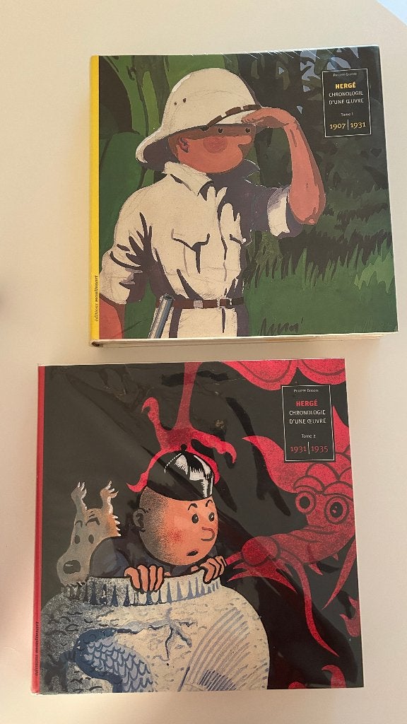 Kuifje Hergé, Chronologie d’une œuvre, Ophalen, Complete serie of reeks, Zo goed als nieuw, Hergé