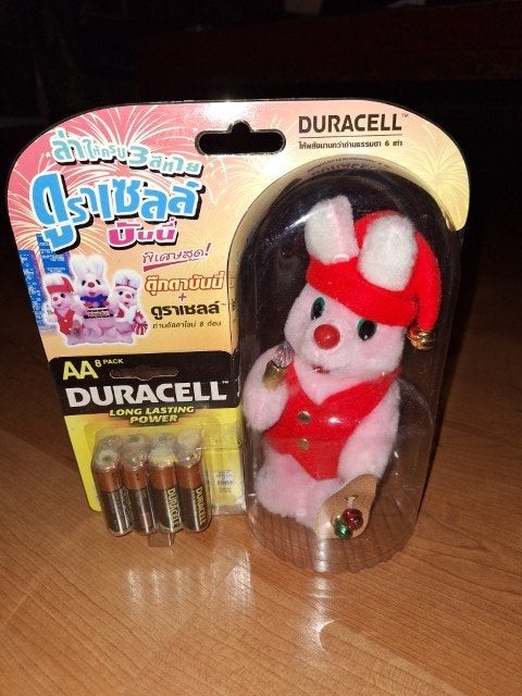 Duracell kerst konijn nr 2 Thailand mint in box uniek, Ophalen of Verzenden, Zo goed als nieuw, Gebruiksvoorwerp