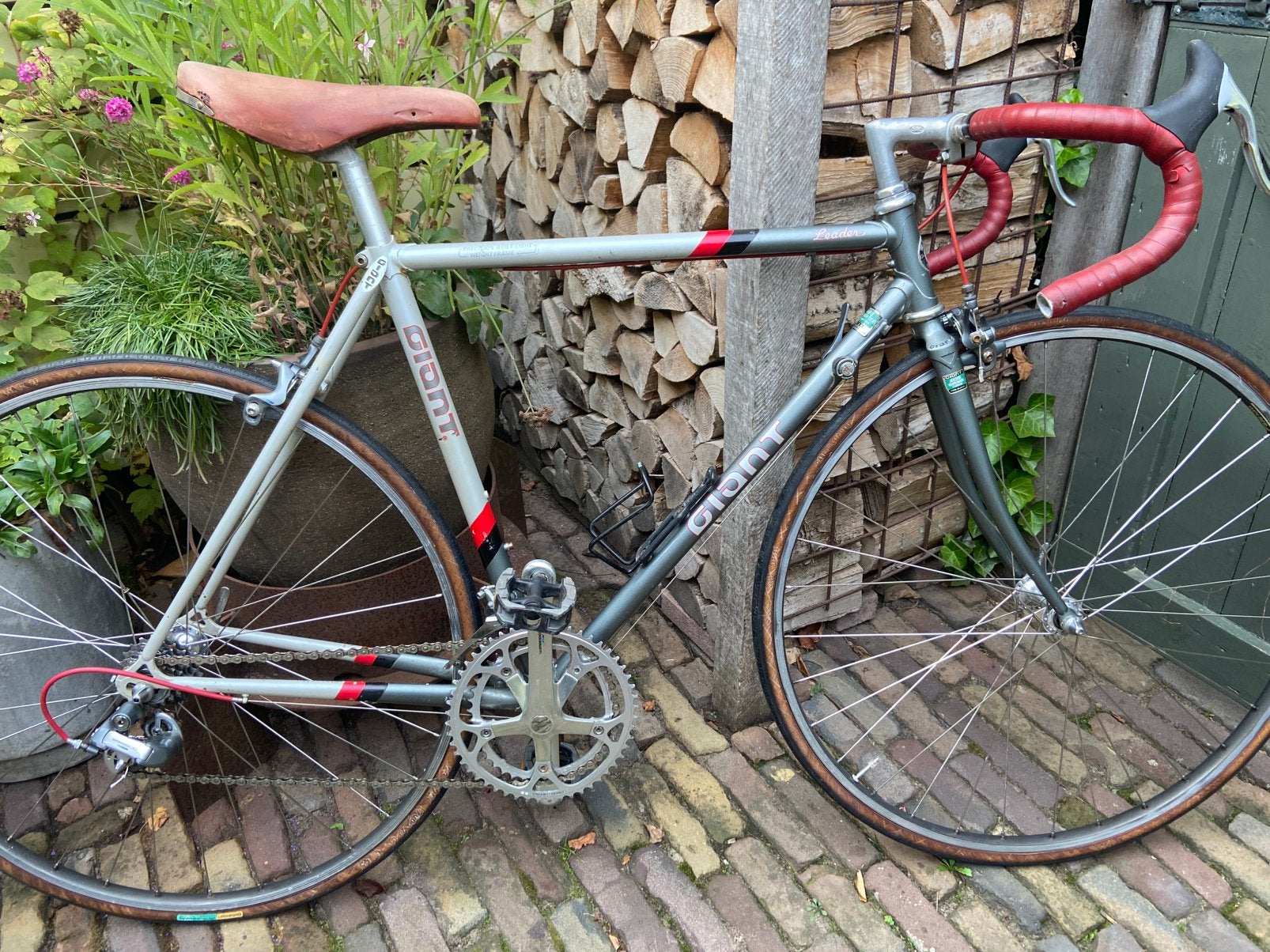 Vintage Giant Leader 53 cm oldtimer, Fietsen en Brommers, Ophalen, 28 inch, Gebruikt, Velgrem