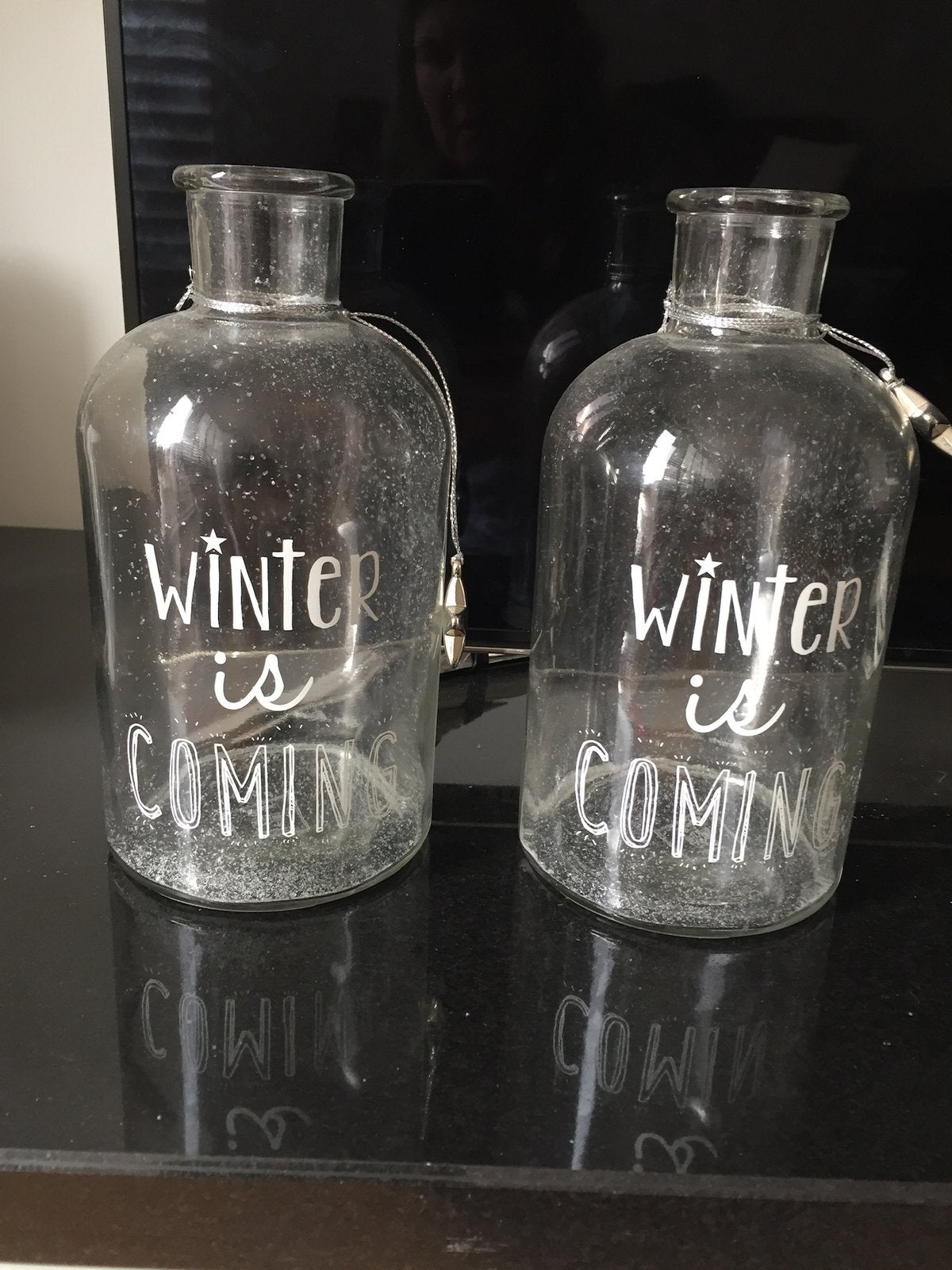 Riviera maison winter is coming, Glas, Ophalen of Verzenden, Zo goed als nieuw