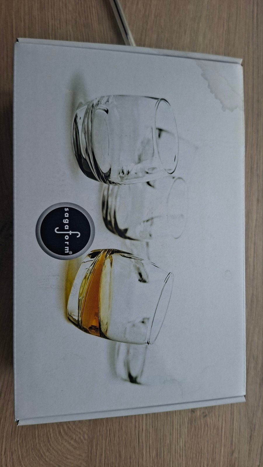 Set van 6 Sagaform Whiskyglazen - Ronde Bodem - 300cc, Ophalen of Verzenden, Nieuw, Glas, Overige merken