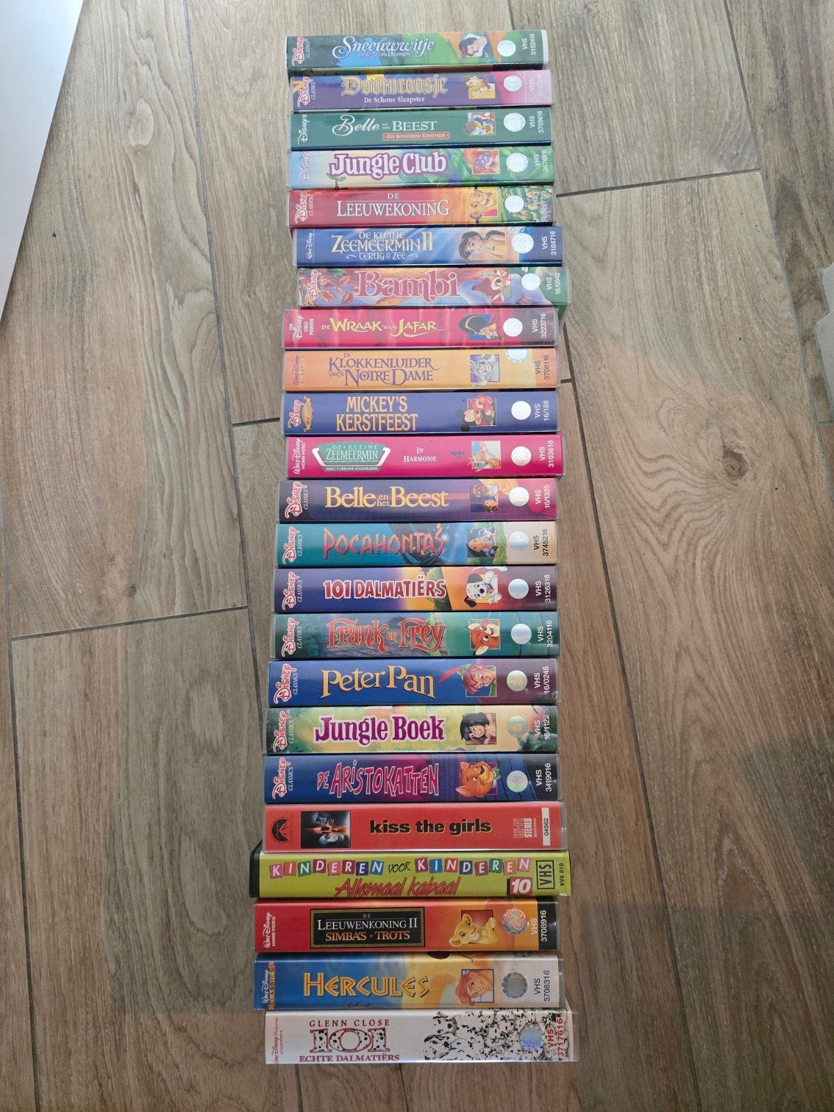 Disney flims VHS banden., Alle leeftijden, Ophalen, Zo goed als nieuw, Komedie