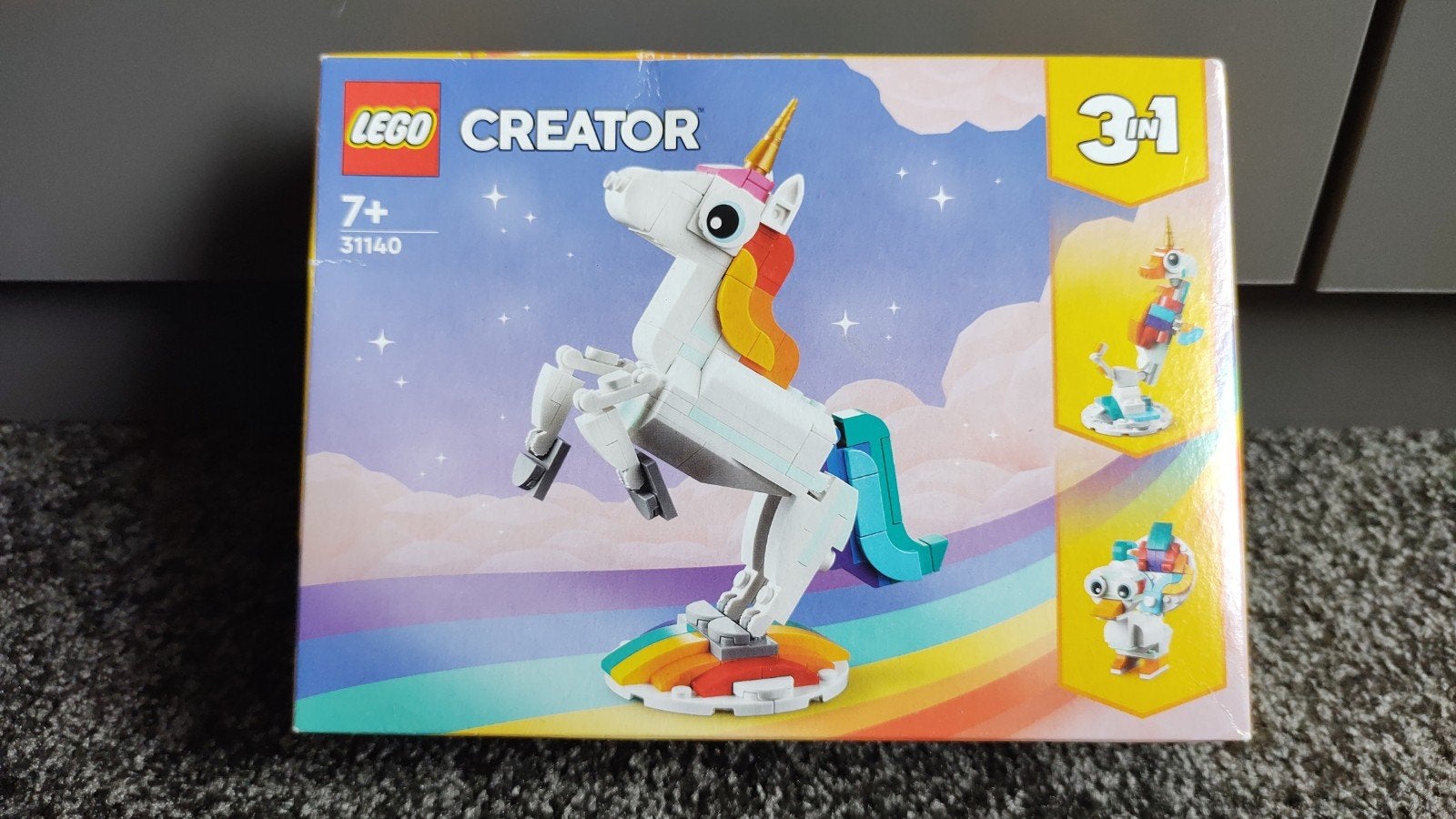 LEGO Creator 3in1 Magisch Eenhoorn 31140, Ophalen of Verzenden, Nieuw, Overige merken