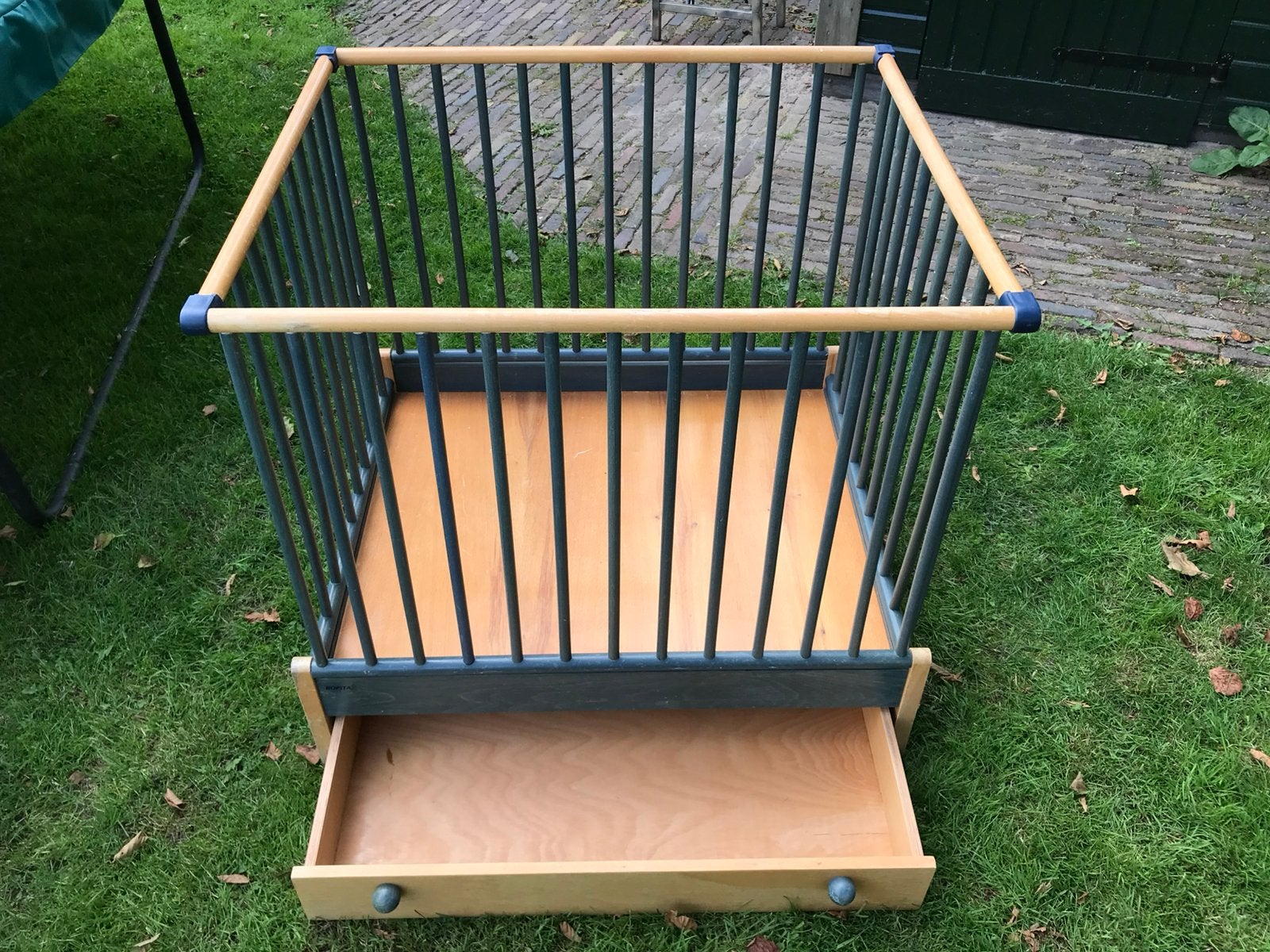 Baby box, Kinderen en Baby's, Boxen, Ophalen, Gebruikt, Vierkant, In hoogte verstelbaar