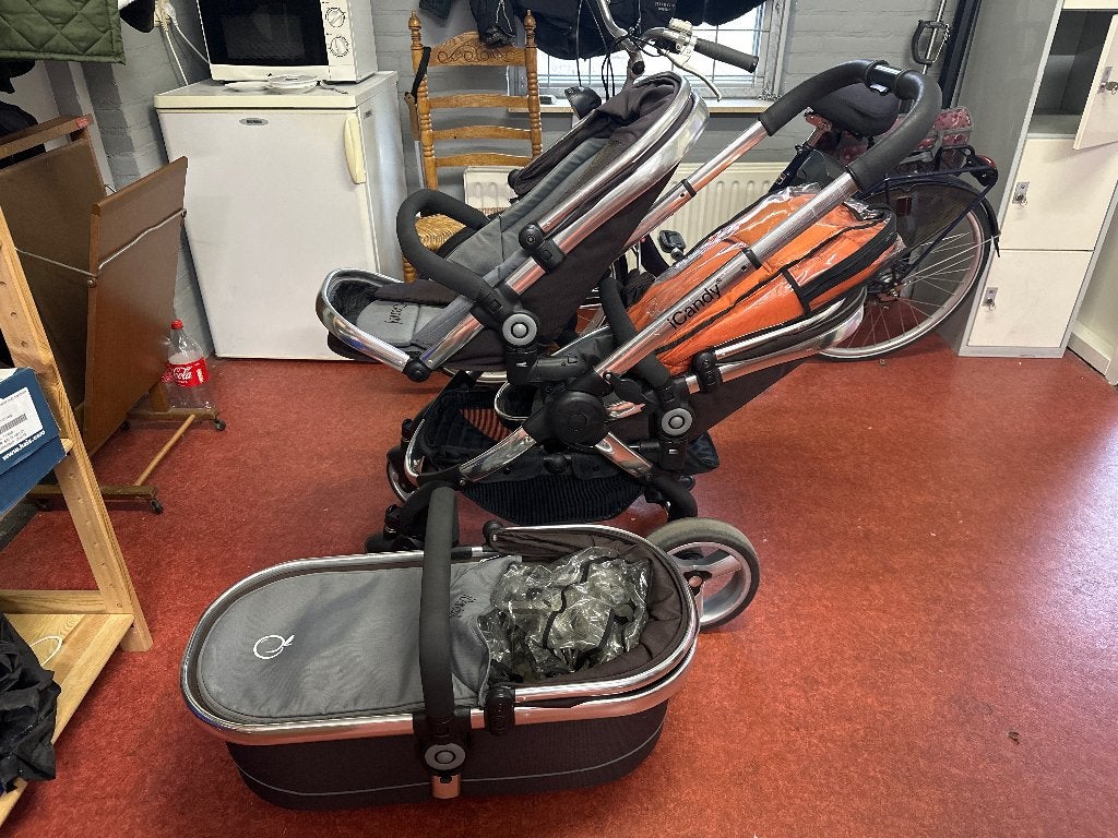 ICandy dubbele kinderwagen WD-028, Ophalen, Zo goed als nieuw