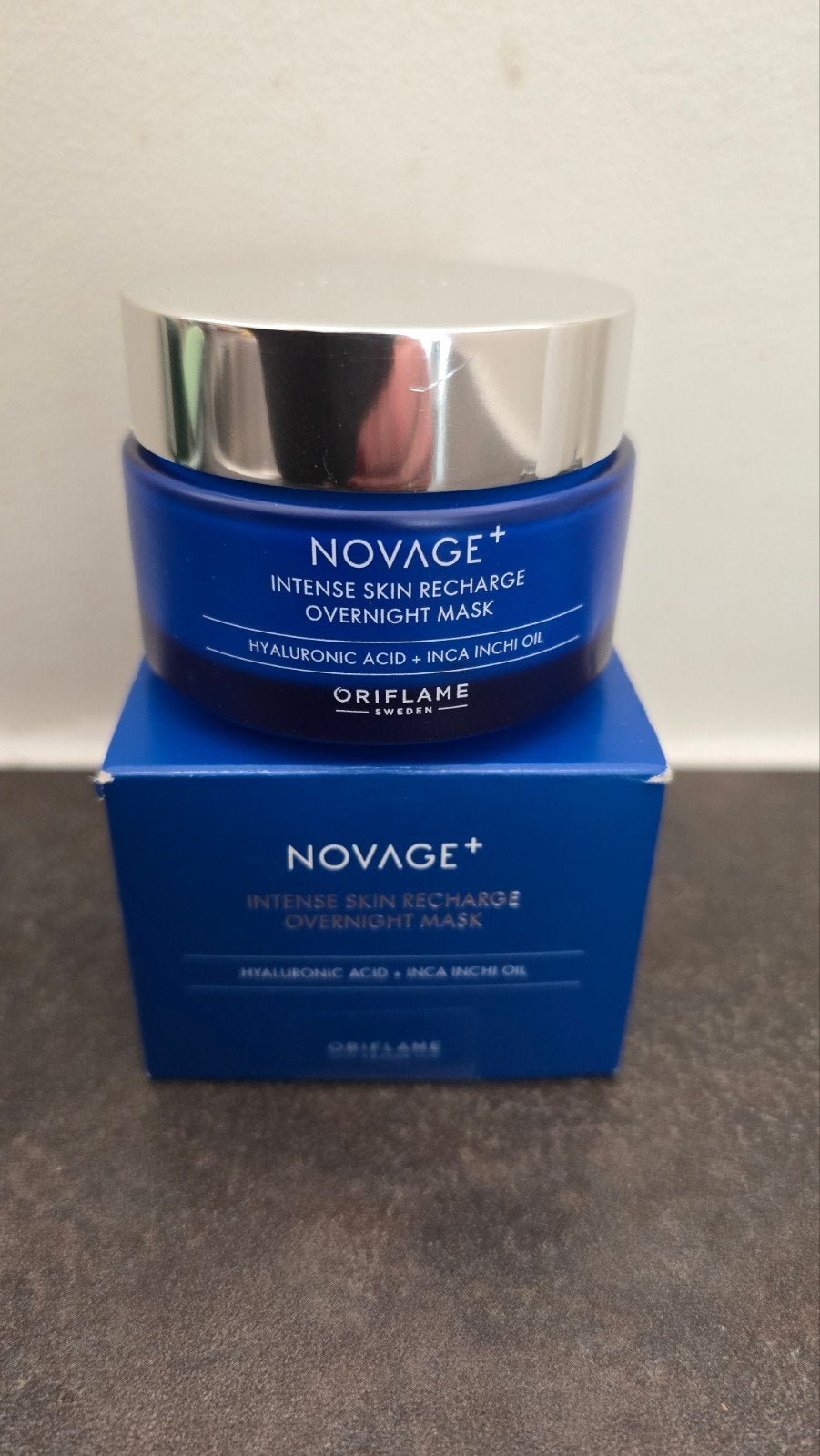 Oriflame NovAge+ Intense Skin Recharge Overnight Mask, Ophalen of Verzenden, Nieuw, Gehele gezicht, Verzorging