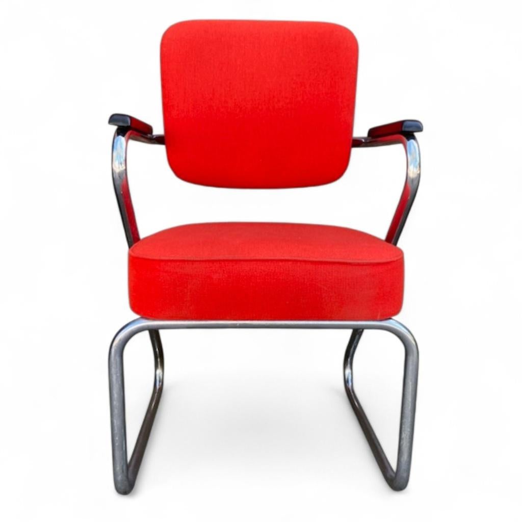 Jaren 50 fauteuil Paul Schuitema, Huis en Inrichting, Fauteuils, Ophalen, Gebruikt, 75 tot 100 cm, Stof