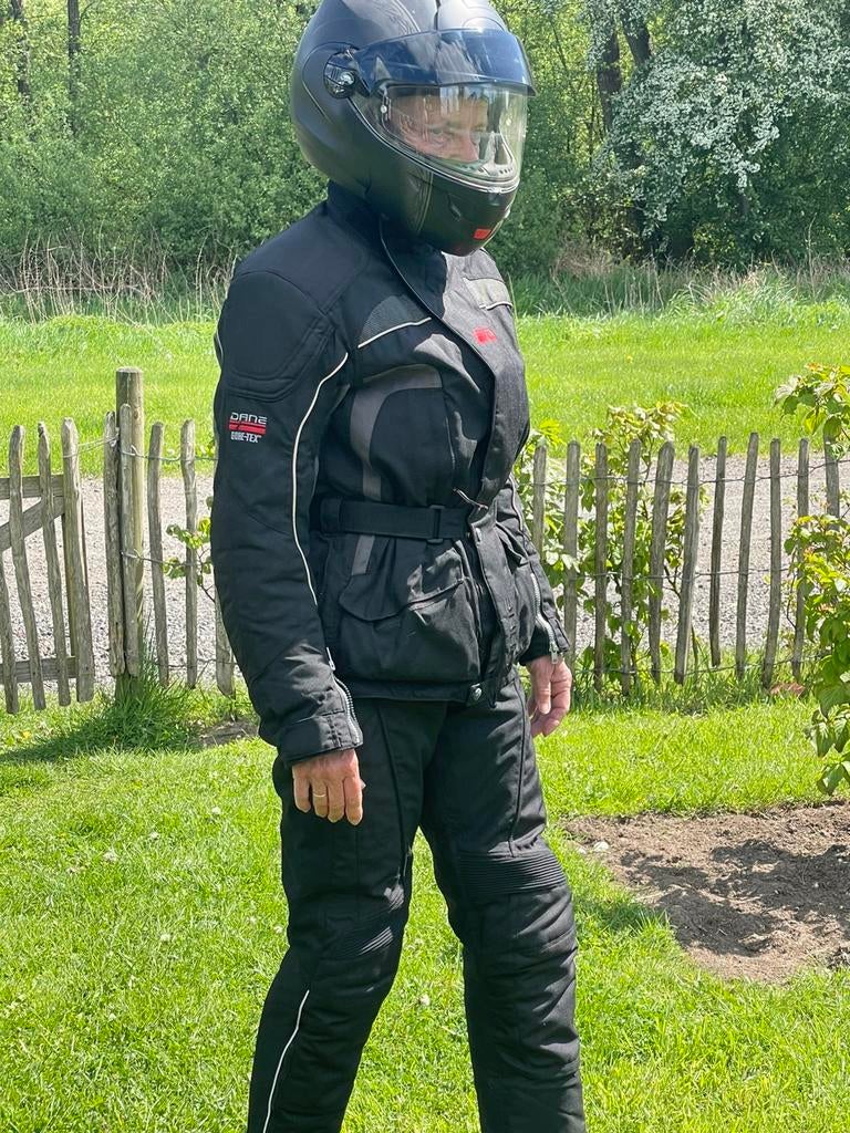 Dane motorpak gore-tex dames maat 38, Ophalen, Tweedehands, Dames, Combipak