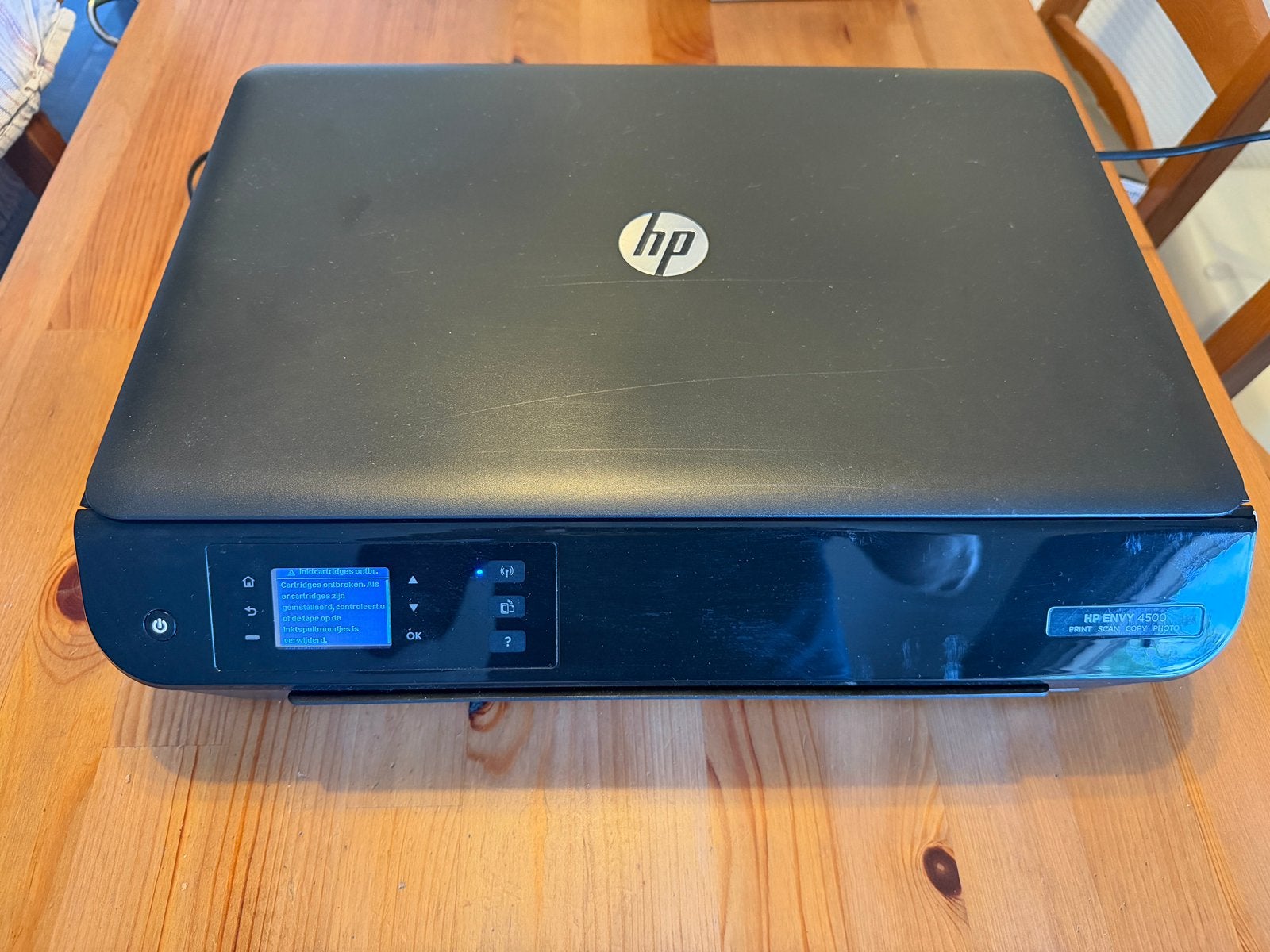 Printer HP ENVY 4500 WiFi, Computers en Software, Printers, Kleur printen, Gebruikt, Verzenden, Inkjetprinter