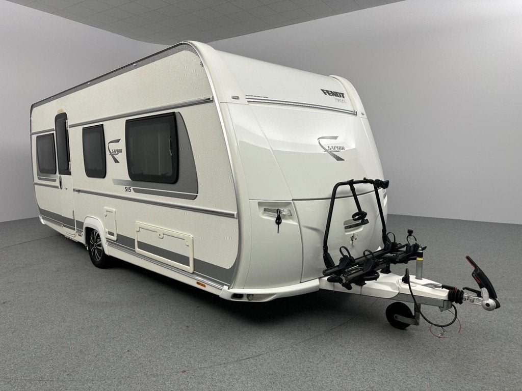 Fendt Saphir 515 SG Enkele bedden Mover Voortent Fdrager, Caravans en Kamperen, Caravans, Serviceluik, Rondzit, Bedrijf, Tot en met 3