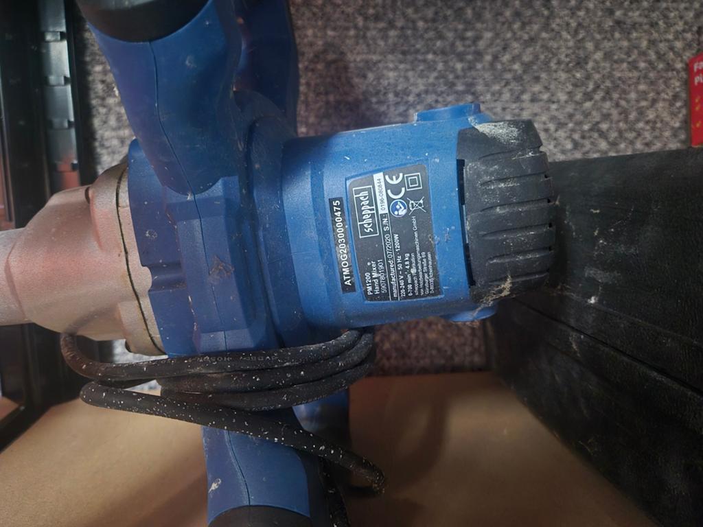 Scheppach PM1200 Mixer - Krachtige Mortelmixer, Ophalen of Verzenden, Gebruikt