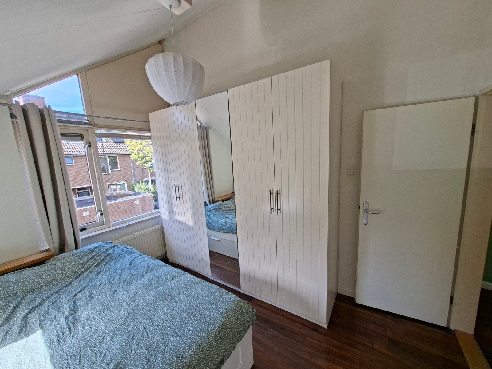 IKEA PAX Kledingkastset - Wit met spiegeldeur, Met deur(en), Gebruikt, 200 cm of meer, Modern, Functioneel