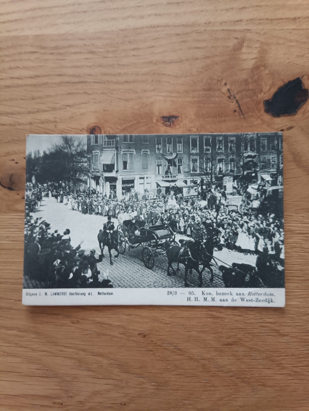 Koninklijk bezoek Rotterdam, Ophalen of Verzenden, Ongelopen, Zuid-Holland
