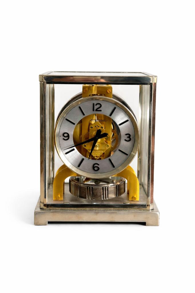 Jaeger Lecoultre - Atmos klok In Silver-gold Bicolour, Antiek en Kunst, Ophalen