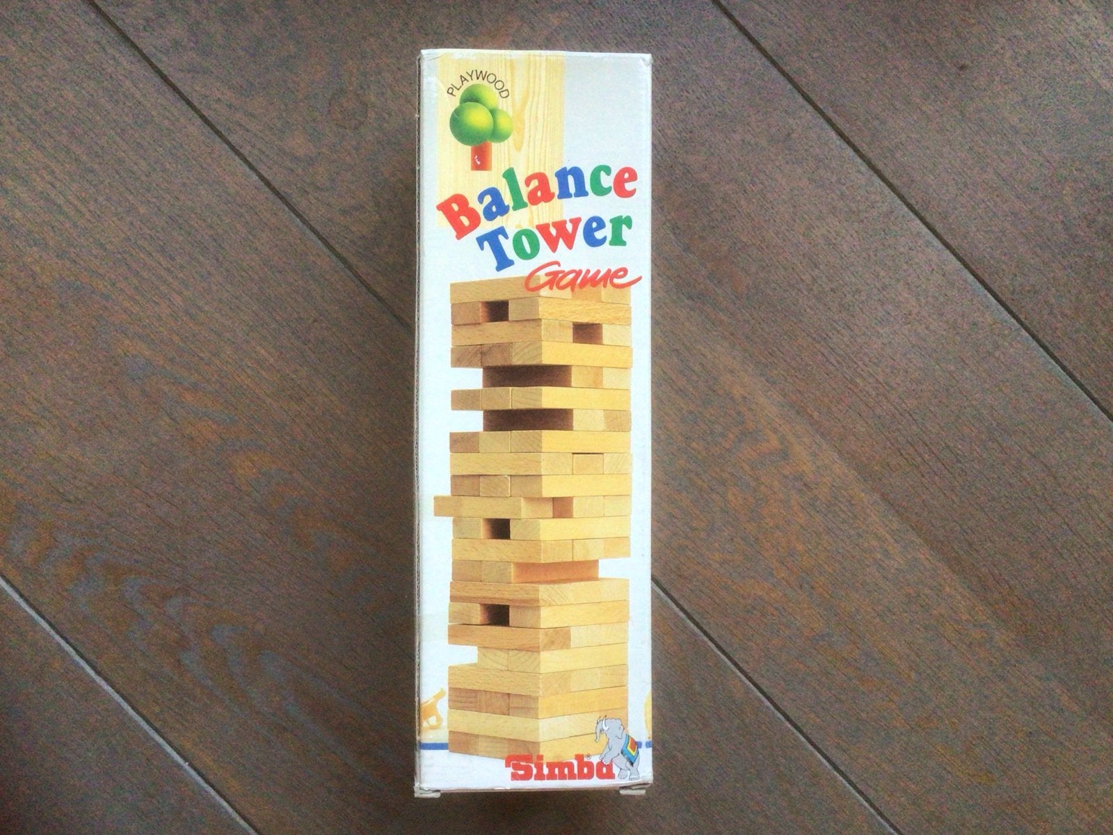 Balance Tower Game - Houten Stapelspel van Simba, Hobby en Vrije tijd, Een of twee spelers, Ophalen of Verzenden, Gebruikt