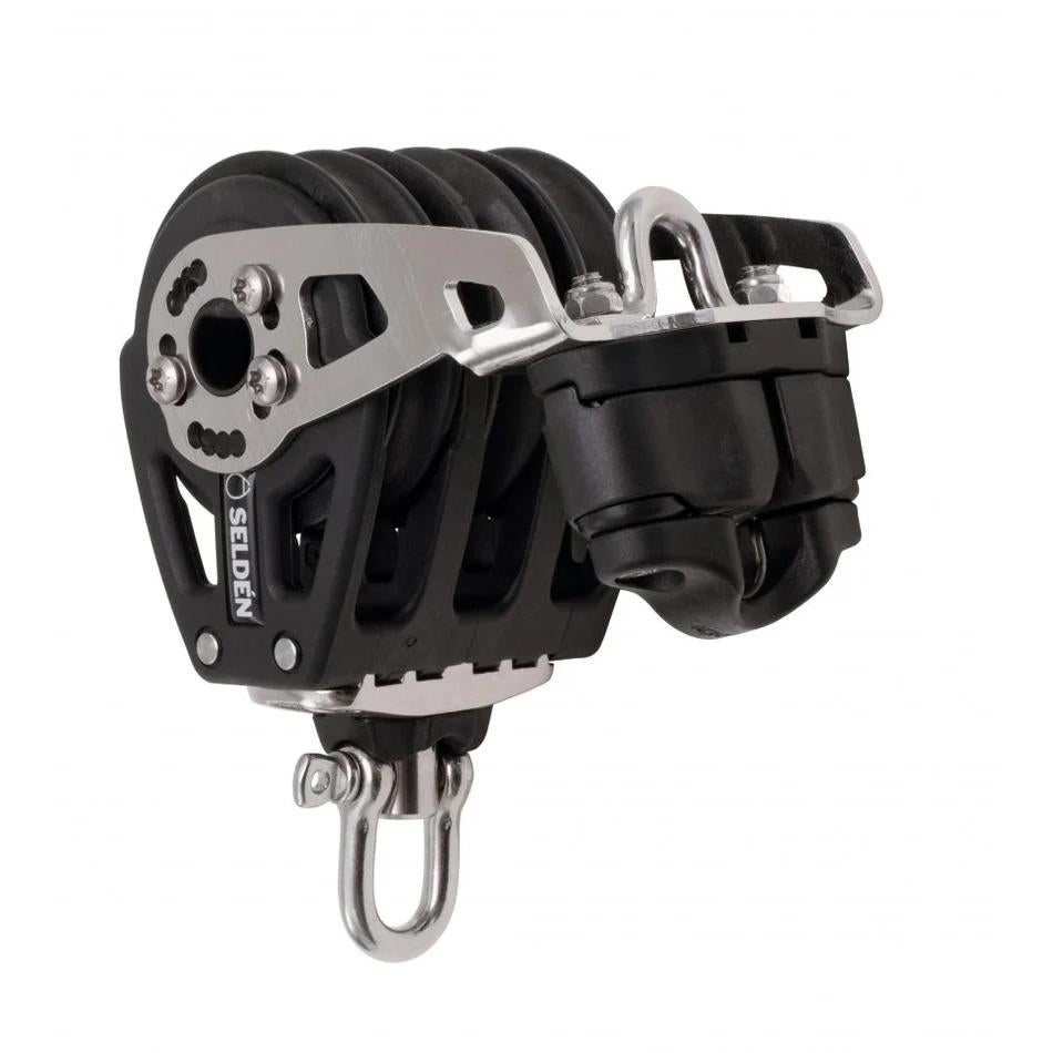 Selden Blok 60 MM BALL BEARING BLOCK -Triple, Ophalen of Verzenden, Gebruikt, Lijn of Blok