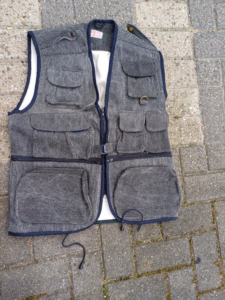 visvest nieuw , zware spijkerstof, Watersport en Boten, Ophalen of Verzenden, Nieuw, Overige typen
