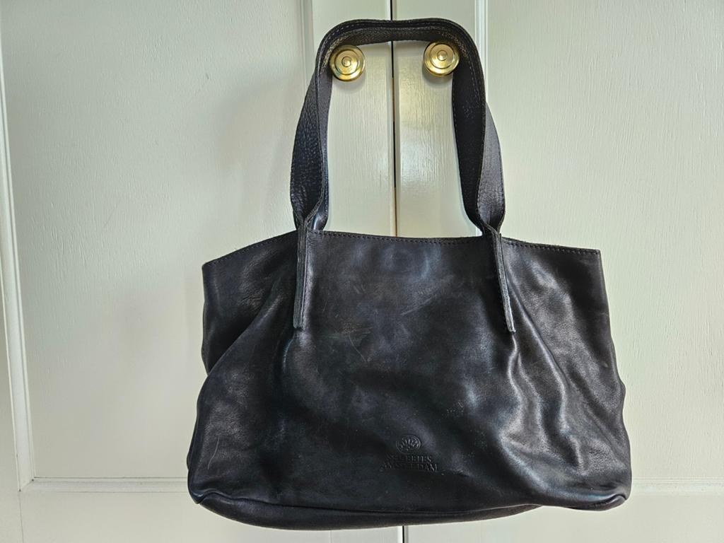 Mooie Shabbies tas zwart, Sieraden, Tassen en Uiterlijk, Tassen | Reistassen en Weekendtassen, 40 tot 60 cm, 30 cm of meer, Zwart