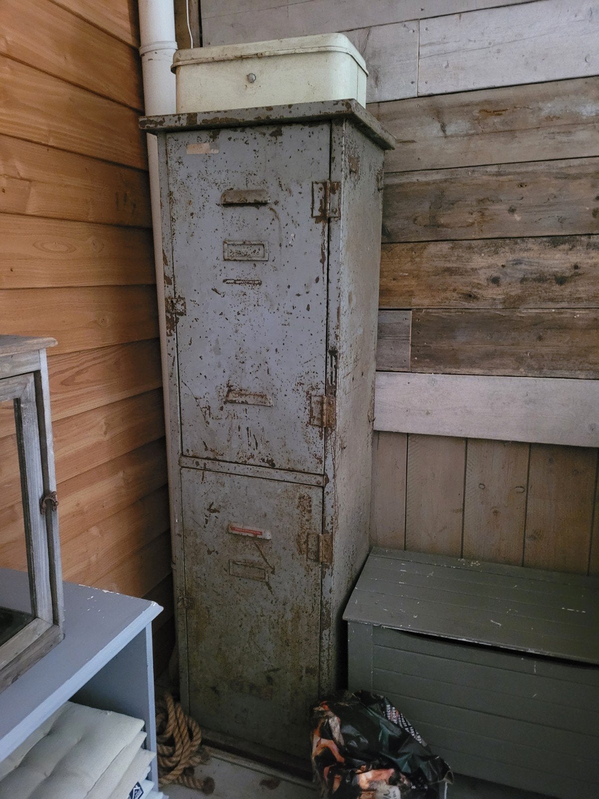 oude lockerkast, Huis en Inrichting, Ophalen, Gebruikt