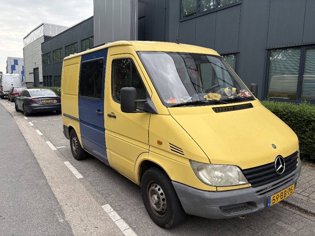 Camperbusje Mercedes-Benz Sprinter 2.1 208 CDI 2002, Auto's, 4 cilinders, 81 pk, 2148 cc, Te koop