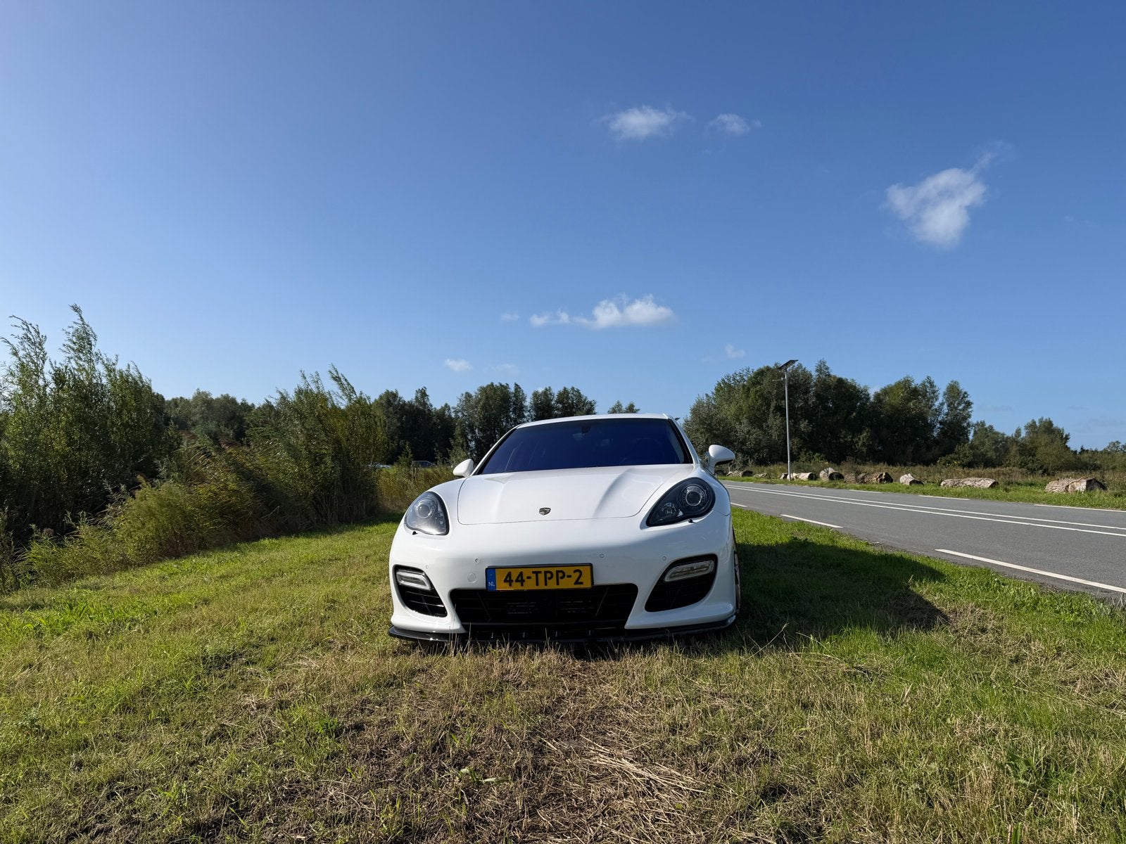 Porsche Panamera Turbo S Orig.Nederlands auto, 2e eigenaarg, Auto's, Automaat, Dealer onderhouden, Wit, Origineel Nederlands