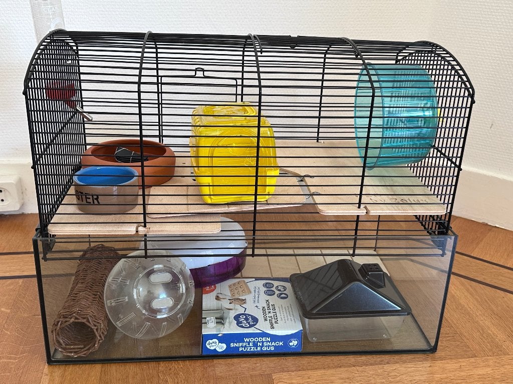 Zgan knaagdierkooi Neo Panas by Zolux, Dieren en Toebehoren, Kooi, Minder dan 75 cm, Zo goed als nieuw, Hamster