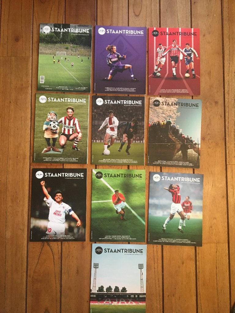 voetbalboeken- Staantribune magazines ( 11 stuks ), Ophalen of Verzenden, Nieuw, Balsport