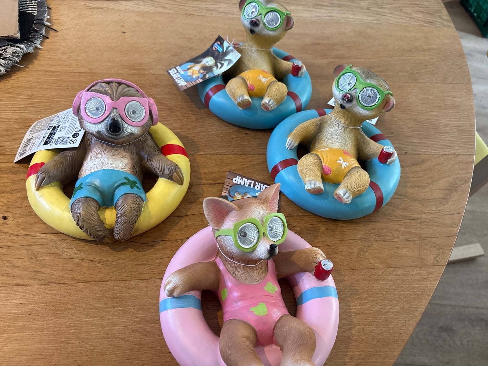 Leuke Solar Tuinlampjes: Luiaard, Stokstaartjes, Hondje, Meerkleurig, Overige stijlen, Nieuw, Kunststof