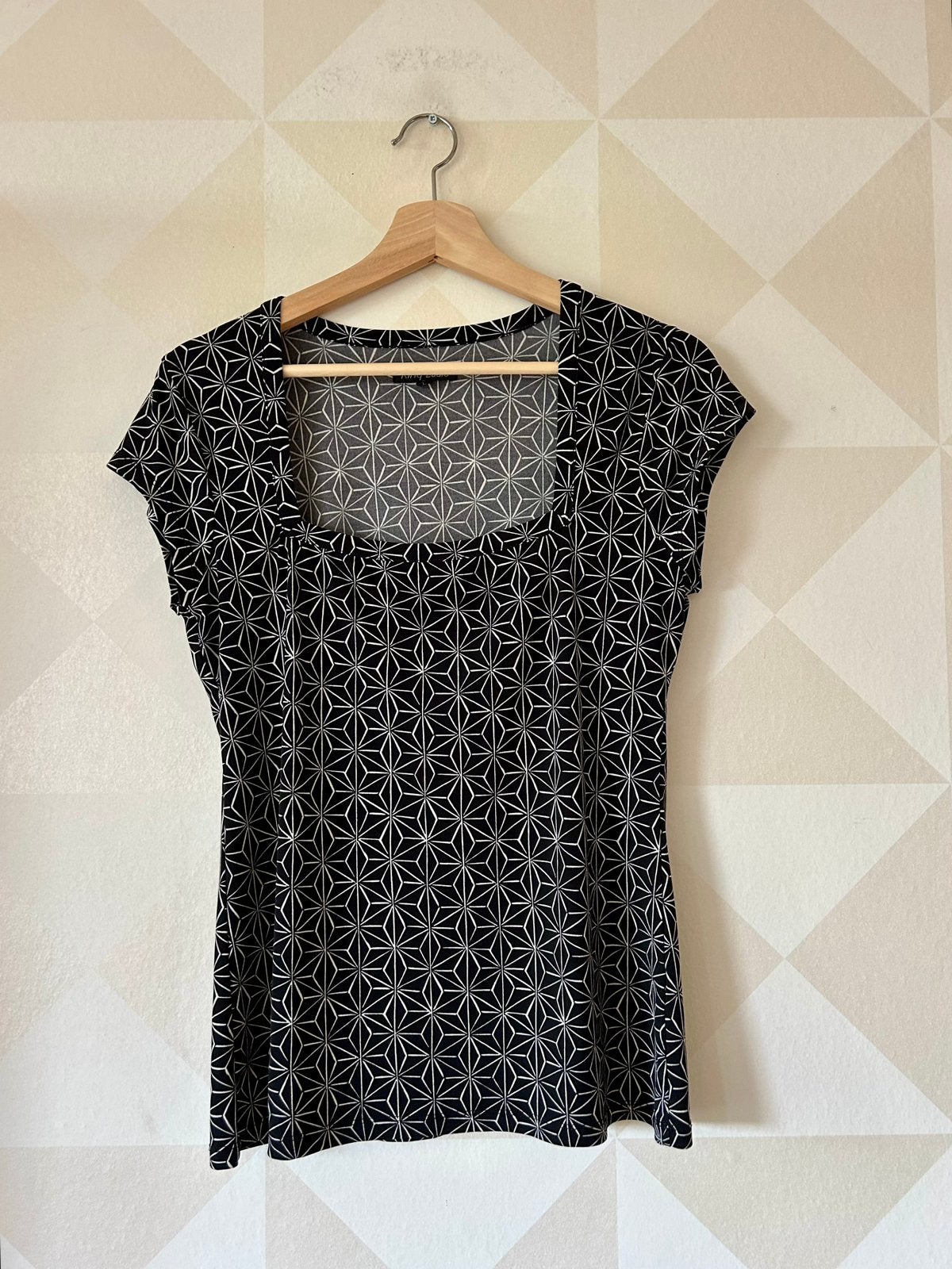 King Louie top shirt zwart ster L/40 zgan, Zwart, Maat 42/44 (L), Ophalen of Verzenden, Zo goed als nieuw