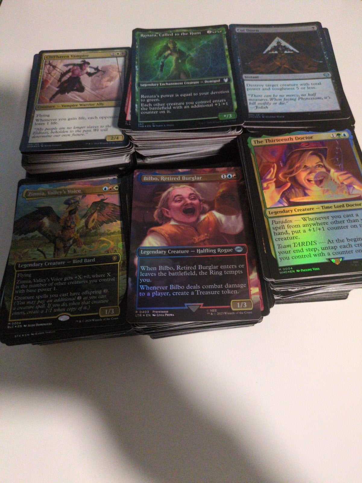 MTG Foil Verzameling (1000+) +- €200 CardMarket Trend Waarde, Ophalen of Verzenden, Zo goed als nieuw, Meerdere kaarten, Foil
