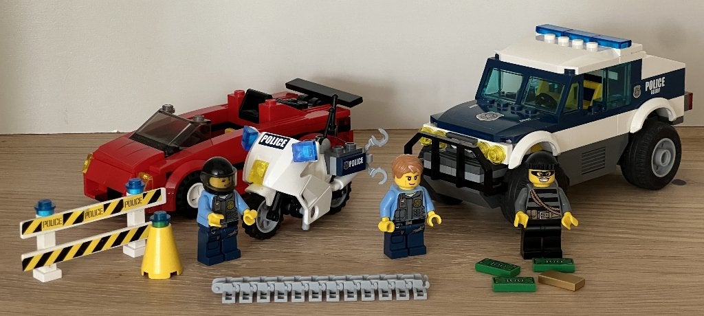 Lego 60007 High Speed Chase / Snelle achtervolging, Kinderen en Baby's, Speelgoed | Duplo en Lego, Zo goed als nieuw, Lego, Complete set
