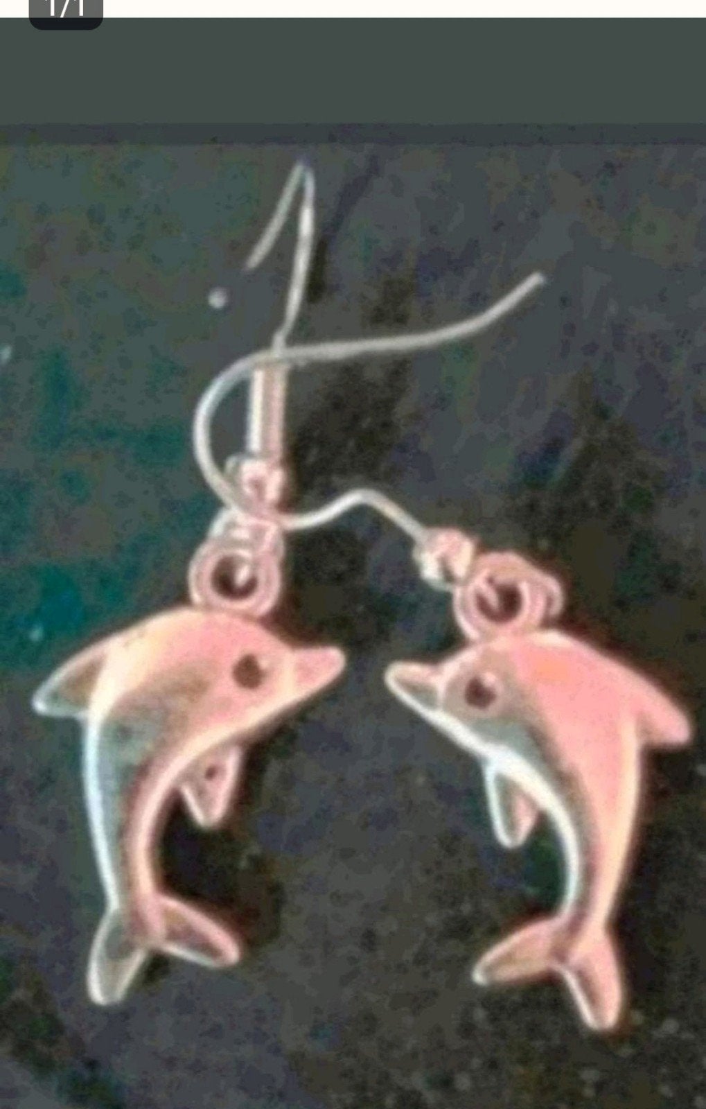 Zilveren oorbellen dolfijn, Hangers, Verzenden, Nieuw, Zilver