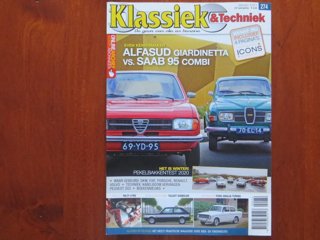 Klassiek & Techniek 274 Alfa Romeo Alfasud Giardinetta, Ophalen of Verzenden, Nieuw, Alfa Romeo