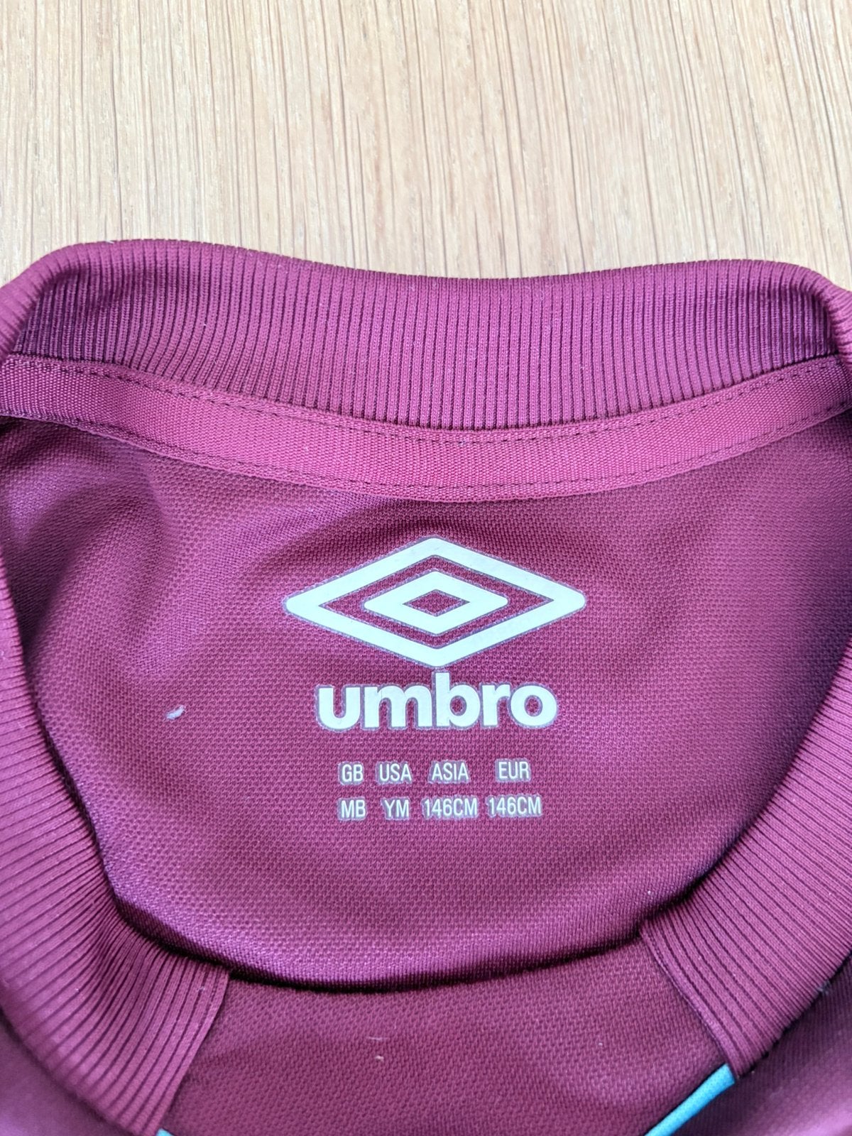 orgineel west ham united shirt, maat 146., Maat XS of kleiner, Ophalen of Verzenden, Zo goed als nieuw, Shirt