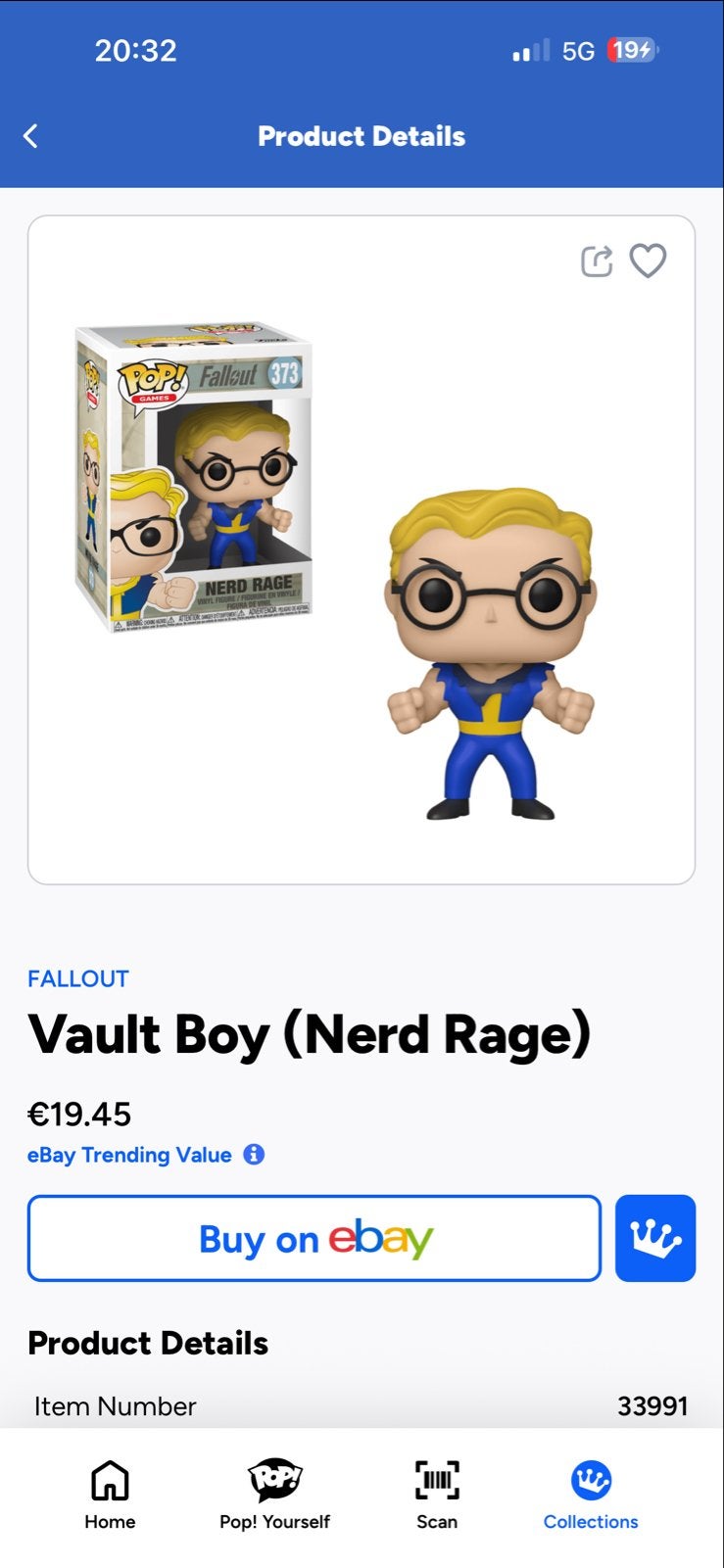 Funko Pop! Fallout Vault Boy (Nerd Rage) #373, Ophalen of Verzenden, Zo goed als nieuw