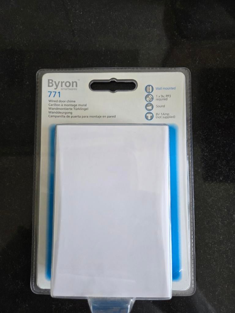 Byron 771 bedrade deurbel nieuw in verpakking, Huis en Inrichting, Deurbellen, Ophalen of Verzenden